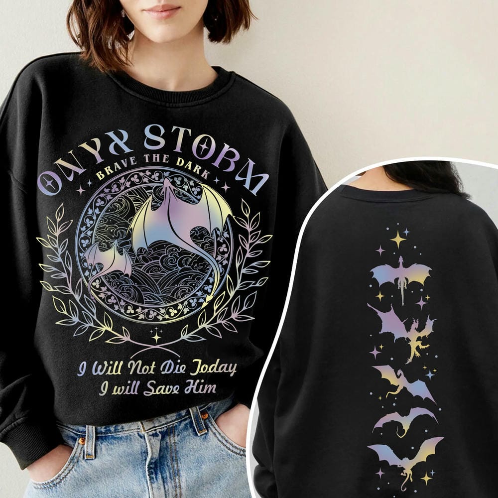 Retro Basgiath War Collegee Fourth Wing Unisex Tee Xaden Riorson Onyx Storm Shirt Y2K Pullovers Funny Sweatshirt Streetwear