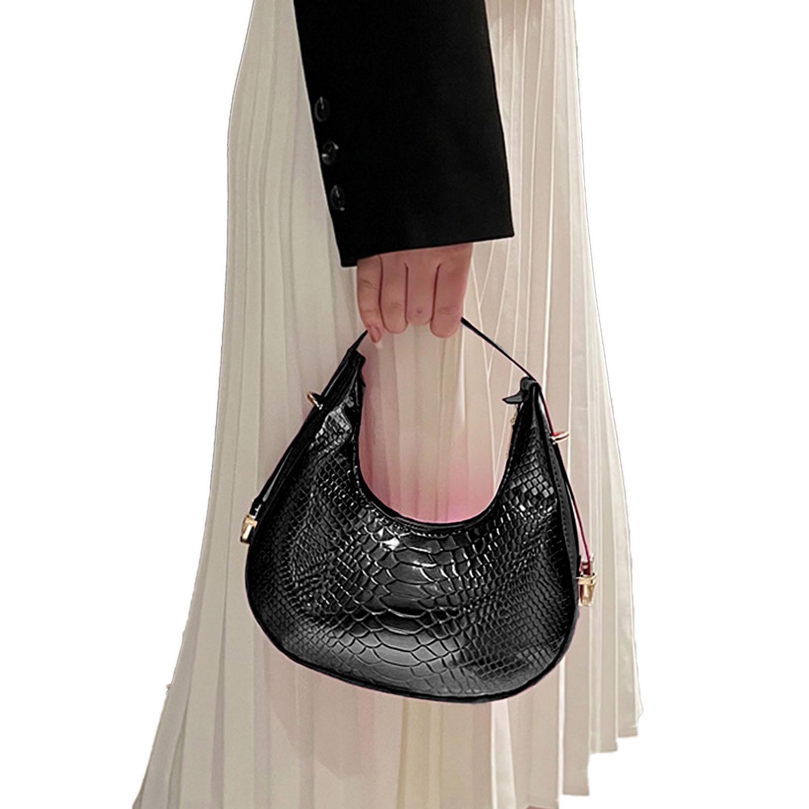 Женская модная сумка через плечо, мягкий ПУ материал, винтажная сумка для свиданий, шопинга, путешествий, черная, свободный размер