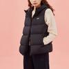 Anta Life Series Solid Color Water-Repellent Snow Shell Down Vest Women Vest Black 962348912-5