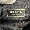 PRADA Triangle With logo Nylon Shoulder Bag black Nylon Used