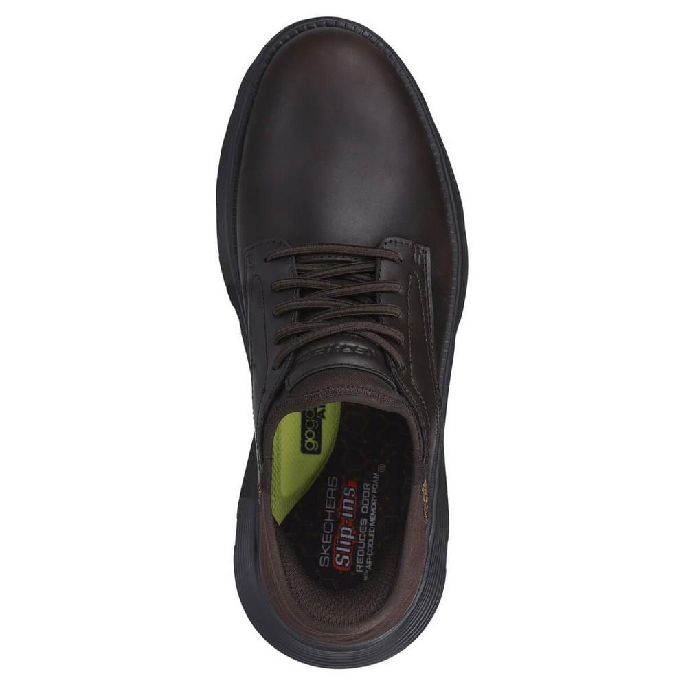 Skechers Mens Garza - Gervin Leather Oxford Shoes