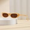 Retro Oval Frame Sunglasses Personalized Small Frame Trend Versatile Street Shooting Sun Glasses Female