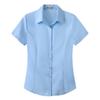 Women's Short-sleeved Slim-fitting Business Wear Shirt Spring and Summer Solid Color Blouse