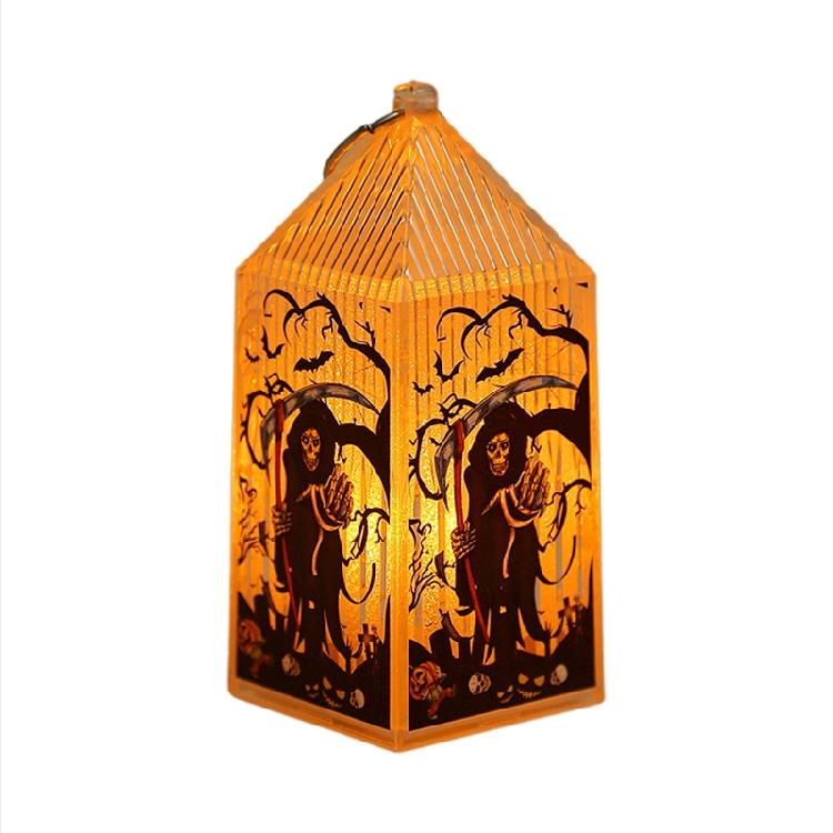 Halloween Lantern Night Light Party Supplies Indoor Outdoor Ornament Photo Props