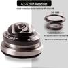 Smllow 34/42/44mm Integrated Headset Bearings for Mountain Bike, Straight/Tapered Tube