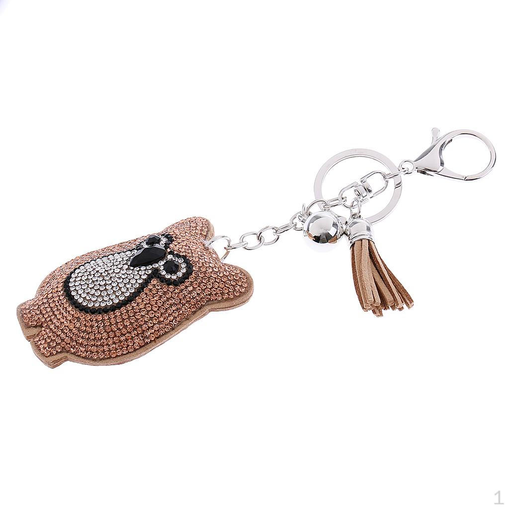 

Crystal Diamond Keychain Animal Key Chain Rhinestone Women #11