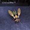 Steampunk 3D Metal Bee Brain Teaser DIY Insect Puzzle Kit, Model Building Craft for Adults, Unique Home Office Desktop Ornament