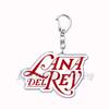 Singer Lana Del Rey Keychain for Accessories Bag Pendant Born To Die Ultraviolence Key Chain Ring Keychains Jewelry Fans Gift