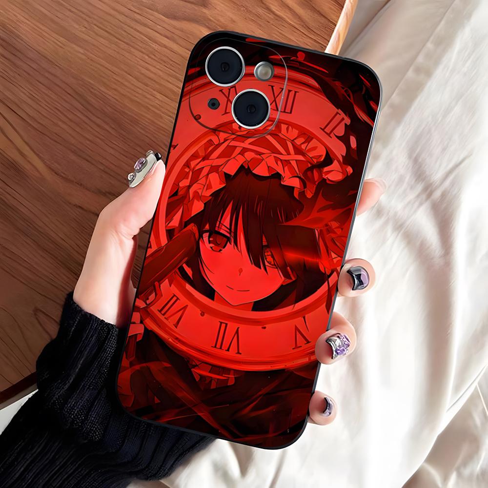 Anime Date A Live Tokisaki Kurumi Cute Phone Case For IPhone 17 Pro Max 16 15 14 Pro Max 13 11 X Xs Xr 8 7Plus Silicone Cover