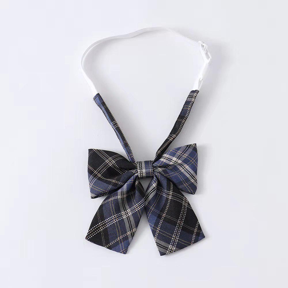 Japanese Academy Style Women's Uniform with Floral Bow Tie