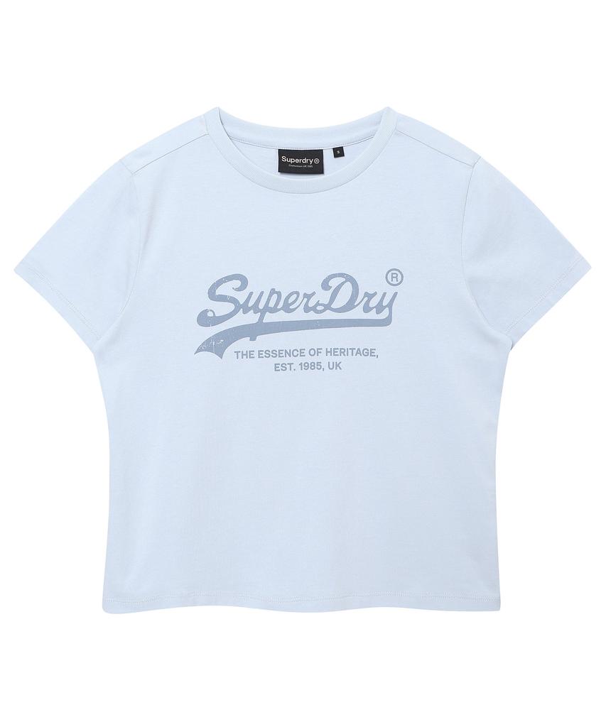 Syupeodeulai Women'S Essentials Logo T-Shirt Sky Blue Sdfiscq01Sbl