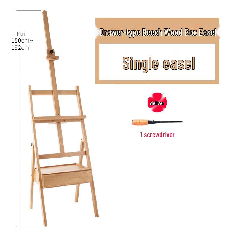 Handun Forward-Tilting Beech Wood Drawing Easel