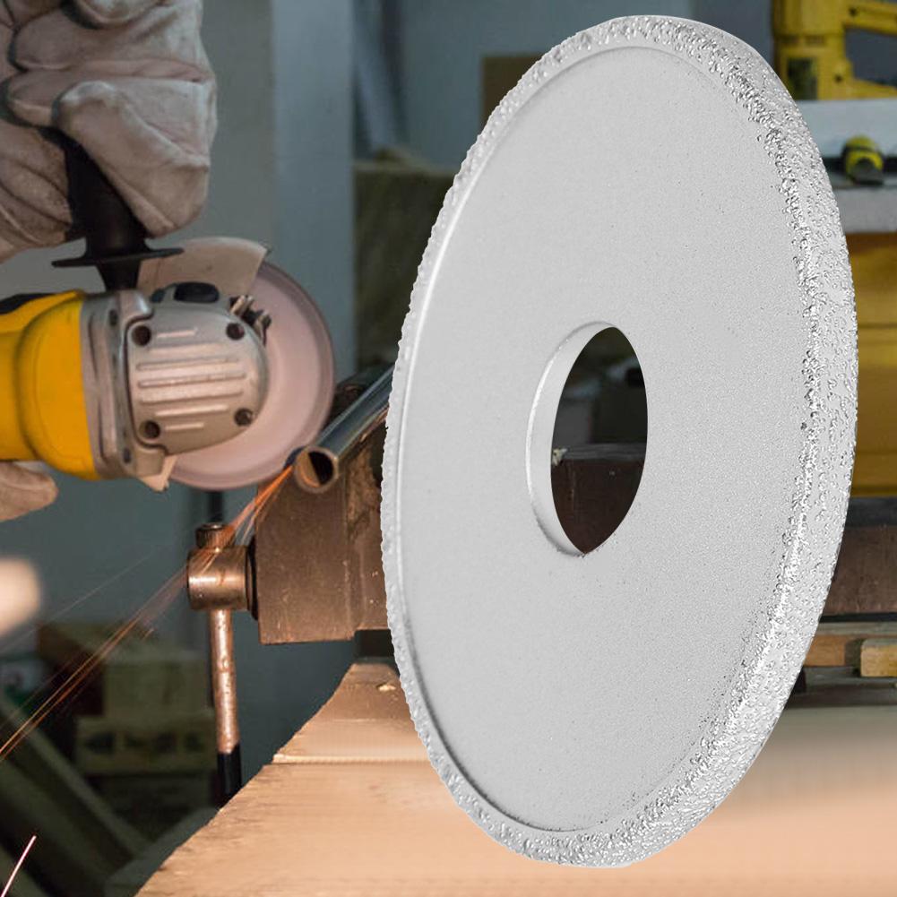 7.3cm Brazed Grinding Wheel Flat Grinding Wheel for Stone Marble Ceramic