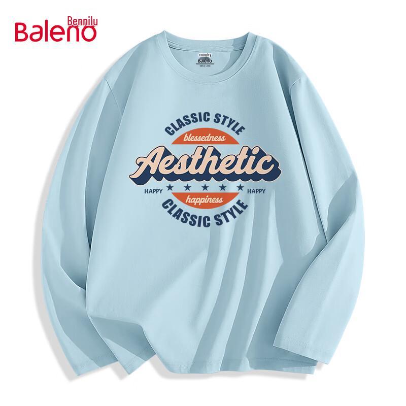 Baleno Men s Heavyweight Cotton Long Sleeve T-Shirt M