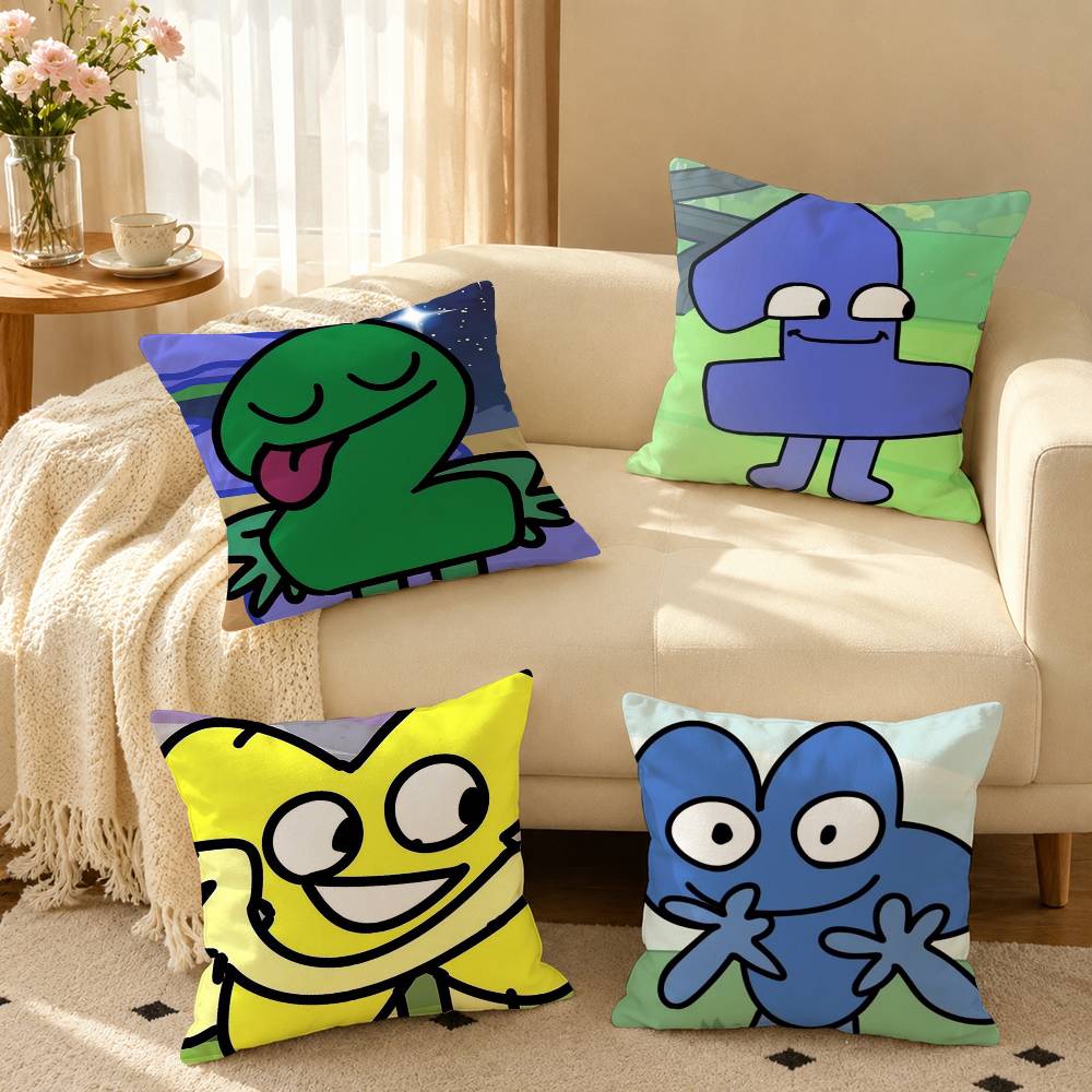 B-Battle for Dream Island Pillow Case Square Double-Sided Sofa Cushion Cover Bedroom Bedside Pillow