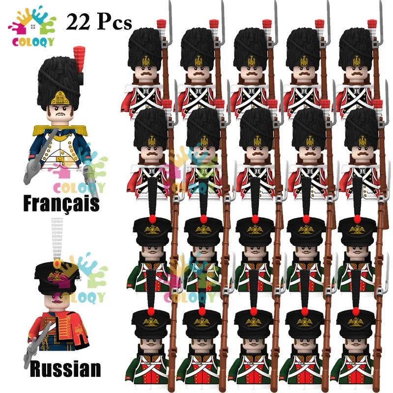 New Kids Toys Napoleonic Wars General Soldier Building Blocks Imperial Navy Mini Action Figures Toys For Kids Birthday Gifts
