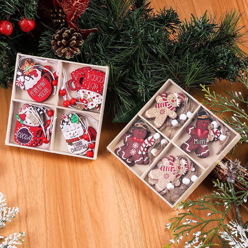 Ornamenti di Natale a Cartoni Animati: Set Regalo Omino Pan di Zenzero & Bambola Gelato