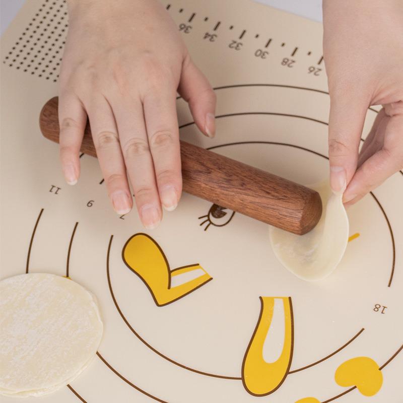 Neues Nudelholz aus Ebenholz, Haushalts-Knödelhaut-Rollstab für Rollenteignudeln, Küchen-Back-Gadgets, Zubehör