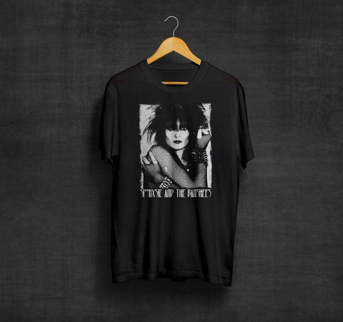 

Siouxsie And The Banshees Black T-Shirt Mens Womens Tees Top | Goth | Post-Punk | Band Unisex Tee XL
