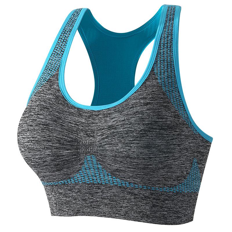 Women's Quick-Dry Shockproof Sports Bra for Running, Yoga, and Fitness - Wire-Free with Anti-Sagging and Beautiful Back Design