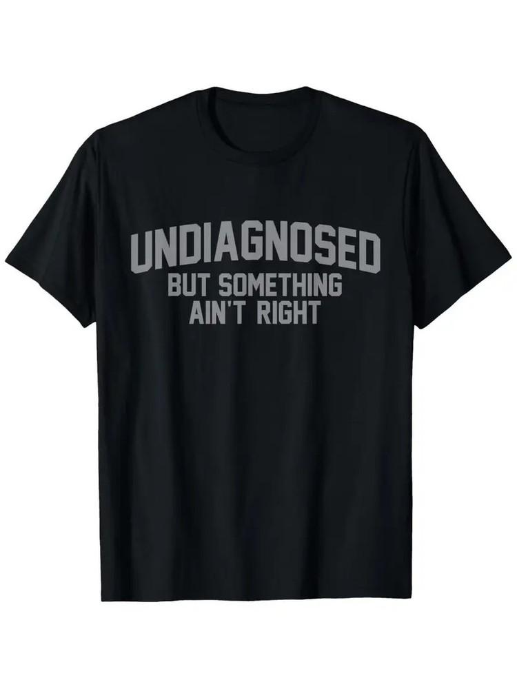 Grappig Ongeïndiceerd Maar Iets Klopt Er Niet Humor T-shirt voor Mannen - 100% Kato