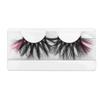 0.98in Color False Eyelashes Wispy Fluffy Pink Ends Dramatic Colored False Eyelashes 670A 5C