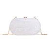Summer Dinner Bag Retro Splicing Bag Trendy Acrylic Bag Shoulder Chain Bag Bag