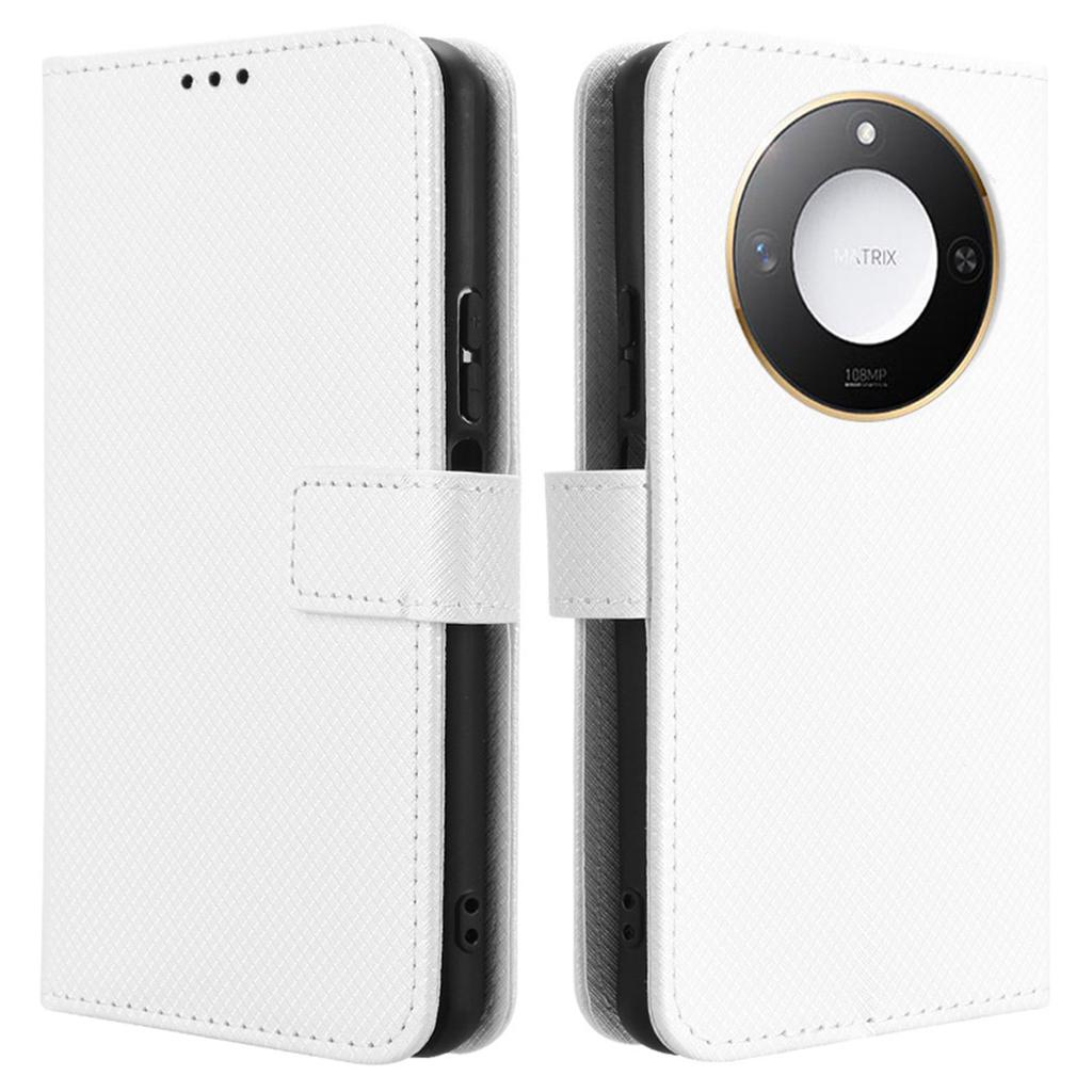 For Honor X60 5G/X9c Smart 5G Case PU Leather Diamond Texture Wallet Phone Cover