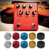 Yibuy 10 x Aluminum Guitar Effect Pedal Foot Switch with Tool 23 x 11mm Caps, Multicolor, Wrench,