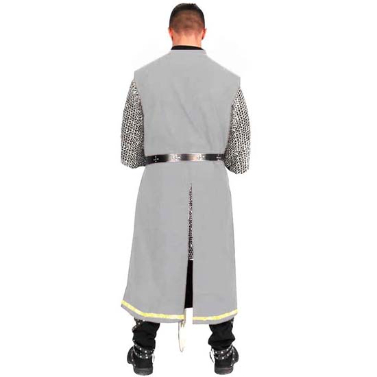Medieval Halloween Knight Tabard Cosplay Costume Viking Sleeveless Tunic Embroidery LionHeart Warrior Dress Renaissance LARP