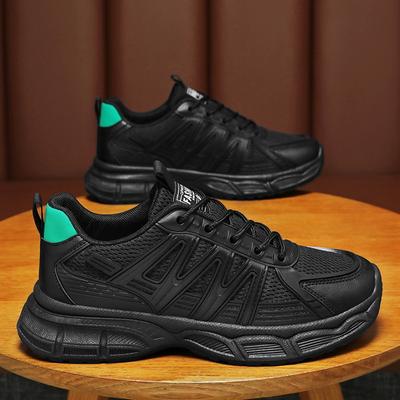 Autumn Men's Shoes New Breathable Mesh Shoes Men's Trend Versatile Non-slip Wear-resistant Sports Shoes Casual Dad Trendy Shoes