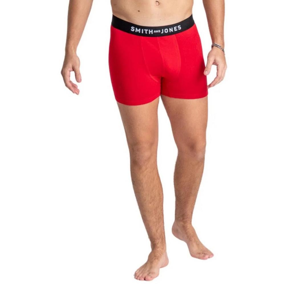 Smith & Jones Mens Tovin Boxer Shorts (Pack of 5)