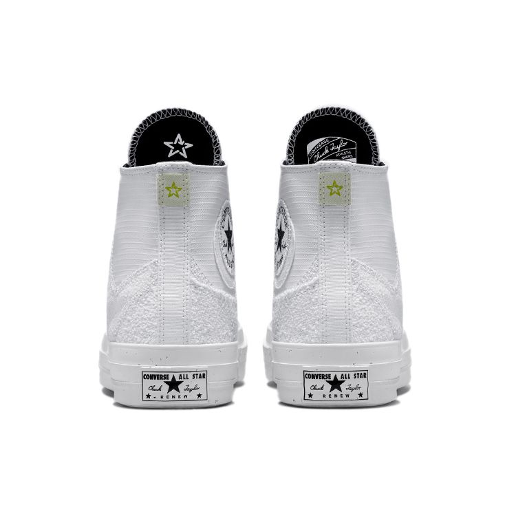Converse Unisex Chuck 70 Hi All White Renew Eco Friendly Lifestyle Shoes 172358C