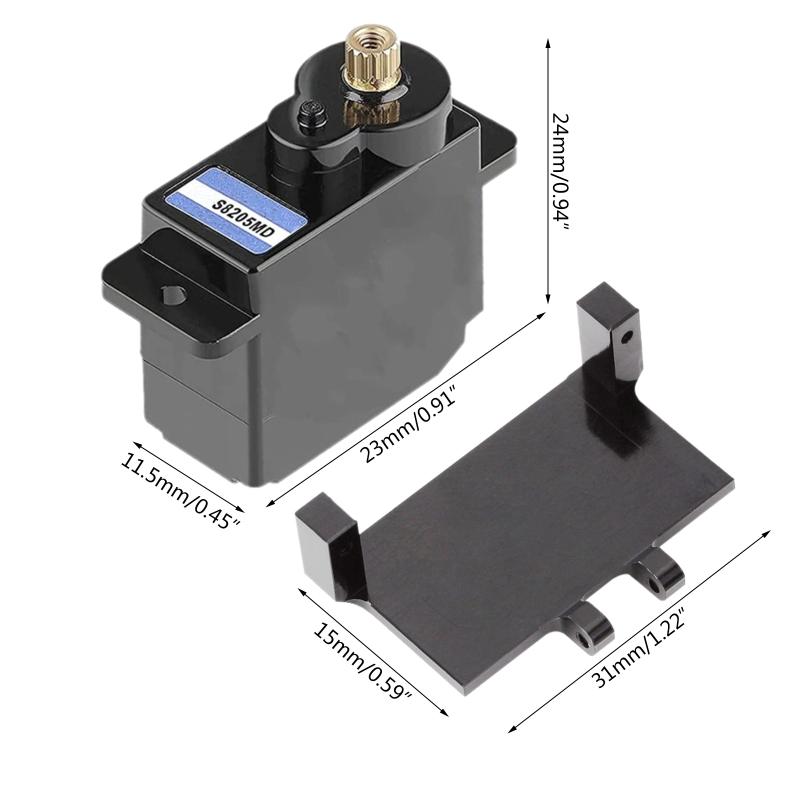 RC Transmission Gear & Bracket Crawler Car Replaceable Part Gear High Speed Assembly Device of SCX24 90081 AXI00002