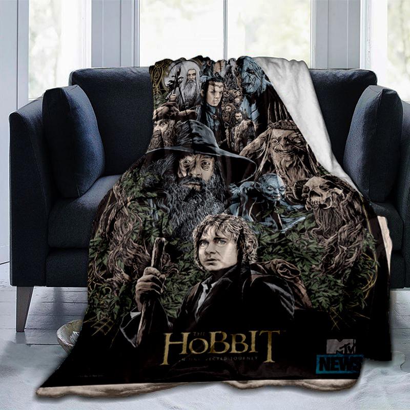 The Hobbit Movie Poster PrintPrint Blanket, Soft Blanket For Sofa Office Bed And Travelling Daughter Birthday Gift esj373
