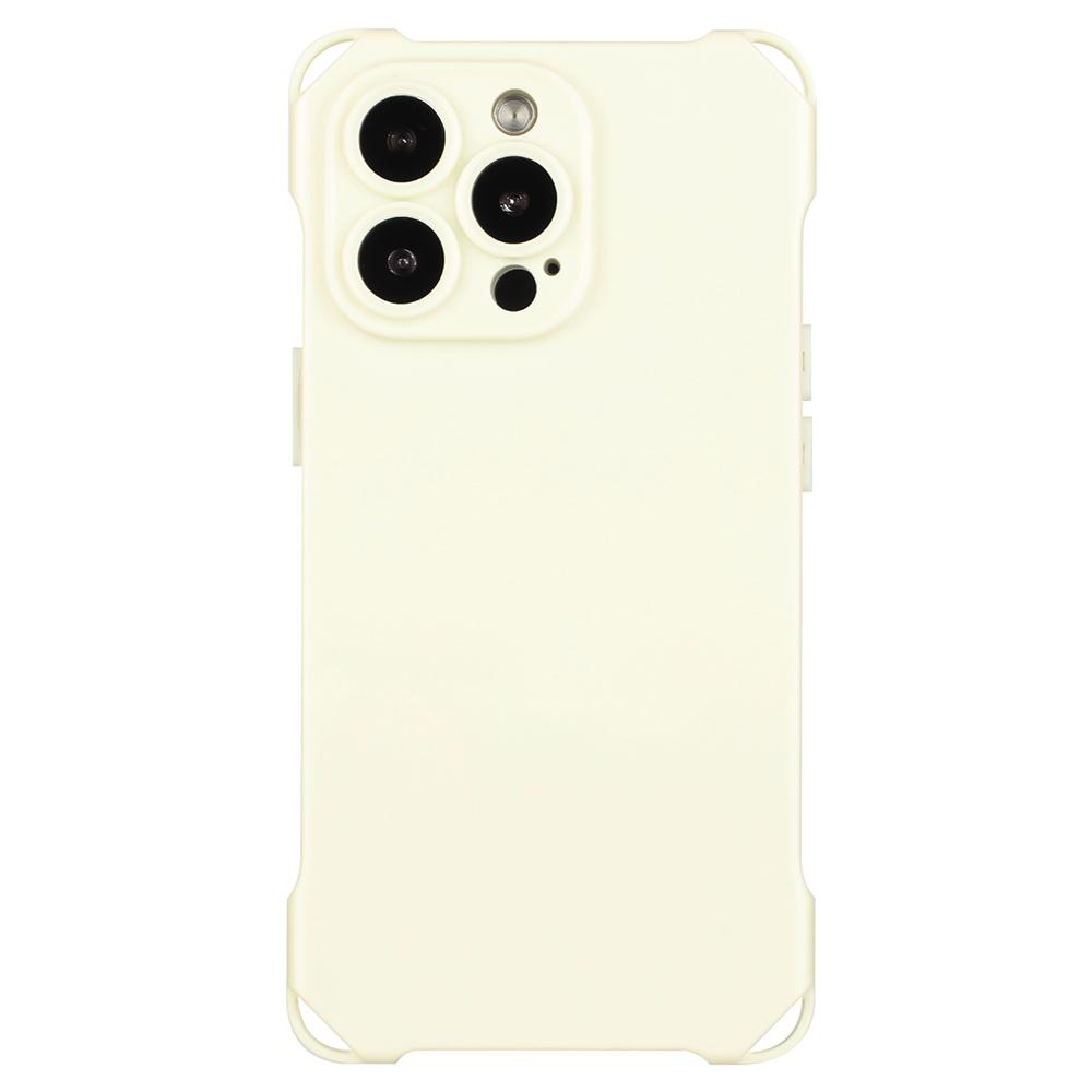 

For iPhone 16 Pro TPU Case Four Corner Drop-Proof Back Cover Beige