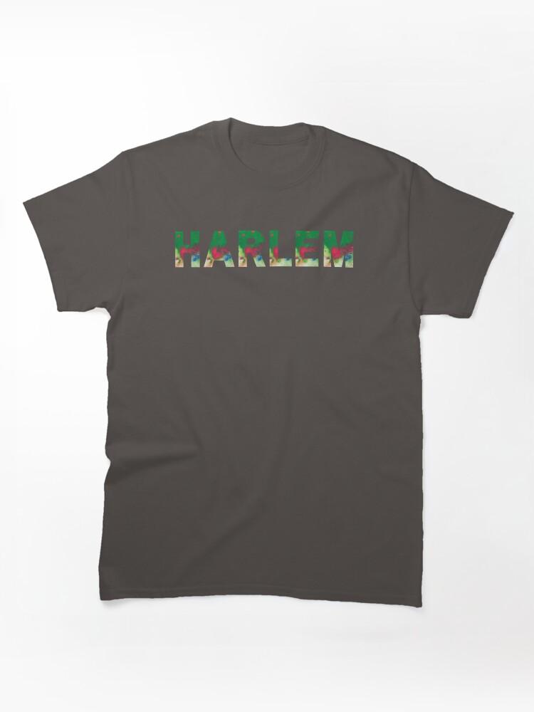 Last Bronx Harlem Texted Based | Colorful Abstract Paint Design Classic T-Shirt