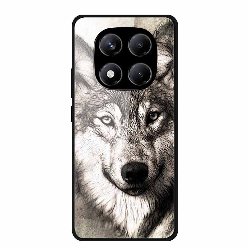 Luxury Case For Redmi Note 14 Pro 4G Tempered Glass Cover For Xiaomi Redmi Note14 Pro 4G Phone Cases Fashion Protective fundas