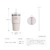 STANLEY Vacuum Rose Quartz with Perfect for Outdoor Dishwasher Warranty Included Japanese H2.0 Quencher, 0.6L, 2.0, 600ml, Insulated, Durable, Straw,
