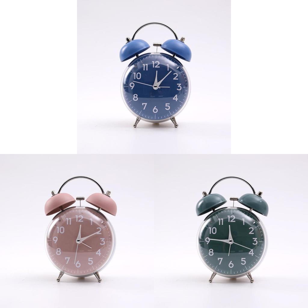 Classic Quartz Student Alarm Clock With Dual Bells For Home And Office Use