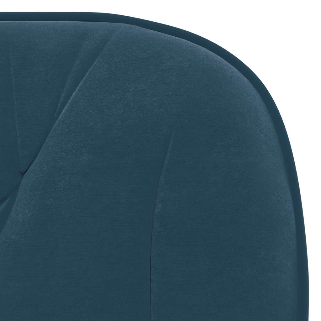 Dining Chairs 2 Pcs Blue Velvet