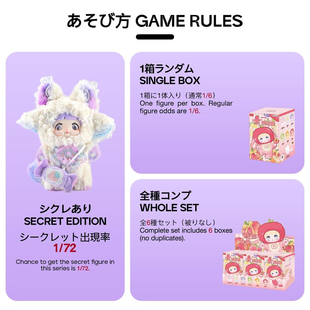 TOP TOY X Nommi Fruit Fun Series Plush Toy Gachapon Blind Box Figure Plastic Model Premium Soft Vinyl Toy Birthday Gift Present Original Character