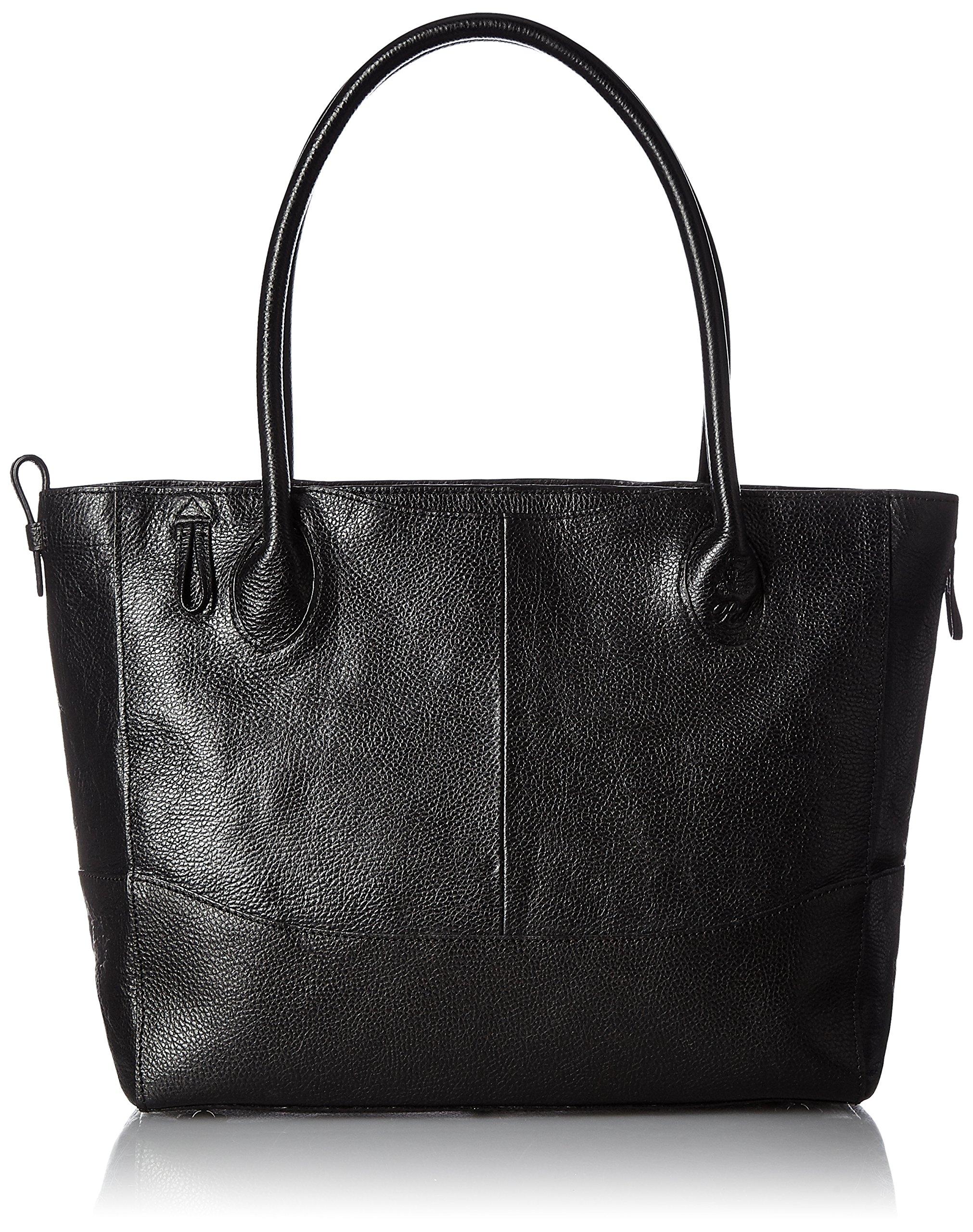 ПИД. Кожаная сумка-тоут SUBIR PAM102 ЧЕРНЫЙ