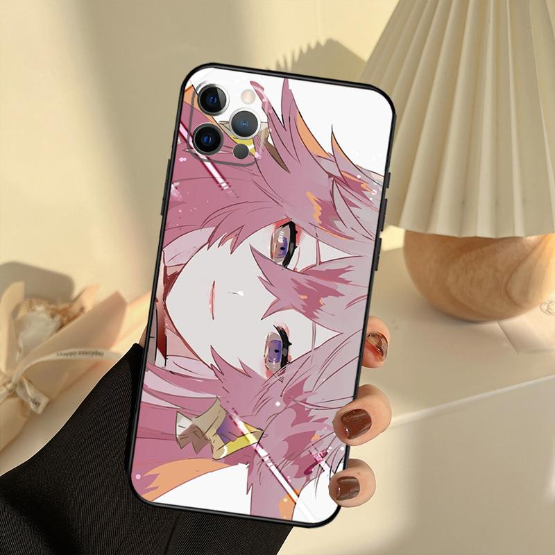 

Yae Miko Genshin Impact Phone Case For iPhone 13 16 15 11 12 14 17 Pro Max 12 mini 15 16 Plus 16e 17 Air Cover Funda iPhone 13 mini