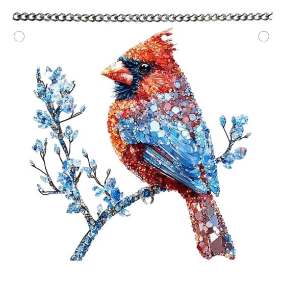 

Birds Hanging Ornaments Acrylic Bird Window Decorations Colorful Sun Catchers for Christmas Trees Easter Parties Home Garden Patio Balcony S H