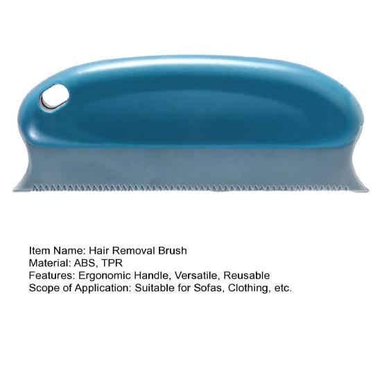 Cat Dog Hair Removal Brush Reusable Pet Hair Remover with Comfortable Grip Easy To Clean Versatile Pet Hair Remover