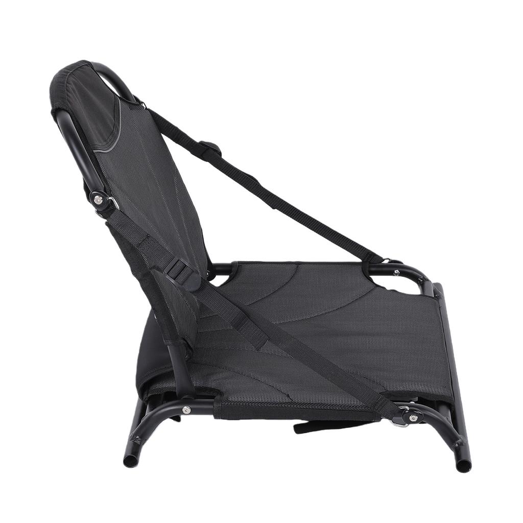 Asiento de Kayak con Correa Ajustable Ligero Plegable Asiento de Canoa con Soporte Lumbar para Kayak Canoa Remo Deriva