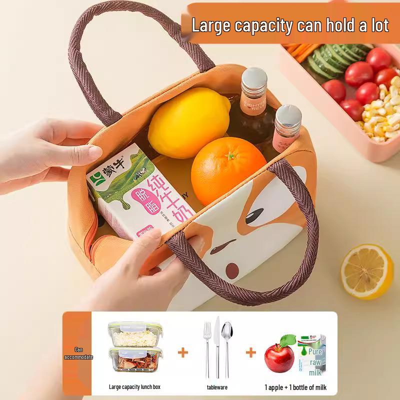 Insulated Bento Lunch Tote Bag for Office or School