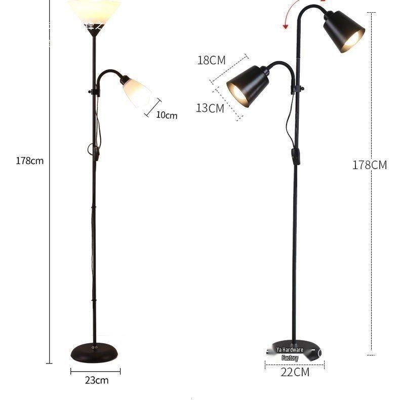 LED-Stehleuchte mit Augenschutz und Fernbedienung für Wohnzimmer, Schlafzimmer oder Arbeitszimmer.