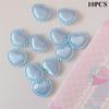11pcs Ballet Style Bow Heart Decoration DIY Photo Card Cover Packaging Material Home Decor Sewing Supplies Handmade Accessories